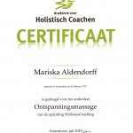 Certificaat Ontspanningsmassage