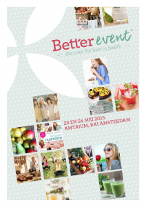 Affiche Better Event, georganiseerd door Amber Albarda